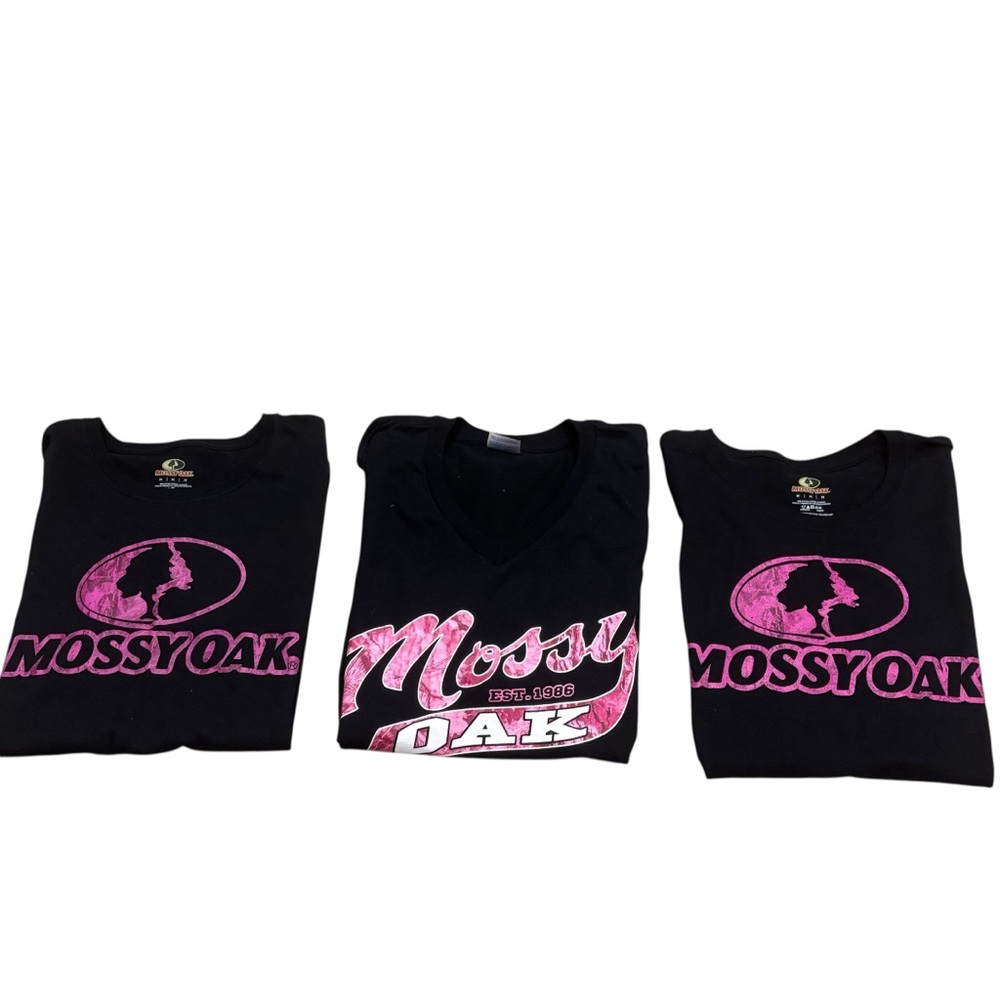 Lot of three Brand New with Tags Ladies Mossy Oak Size Medium Tee Shirts